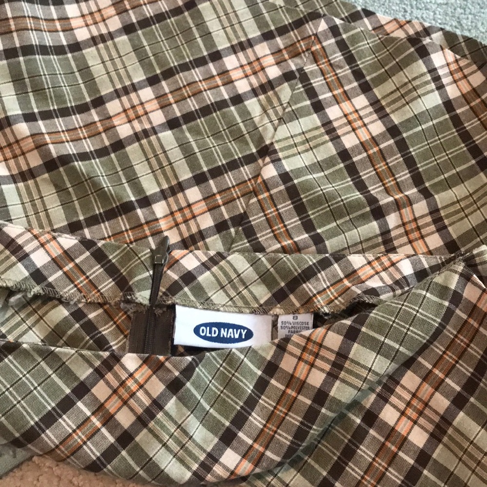 Vintage old navy plaid skirt w/ pockets!!!